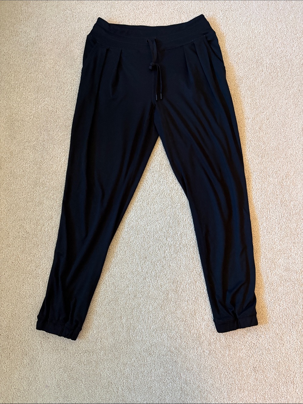 Lole Women’s Black Jogger Pants with Drawstring Waist